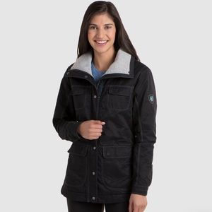 Kuhl Lena Raven Black Quilted Lined Insulated Coat